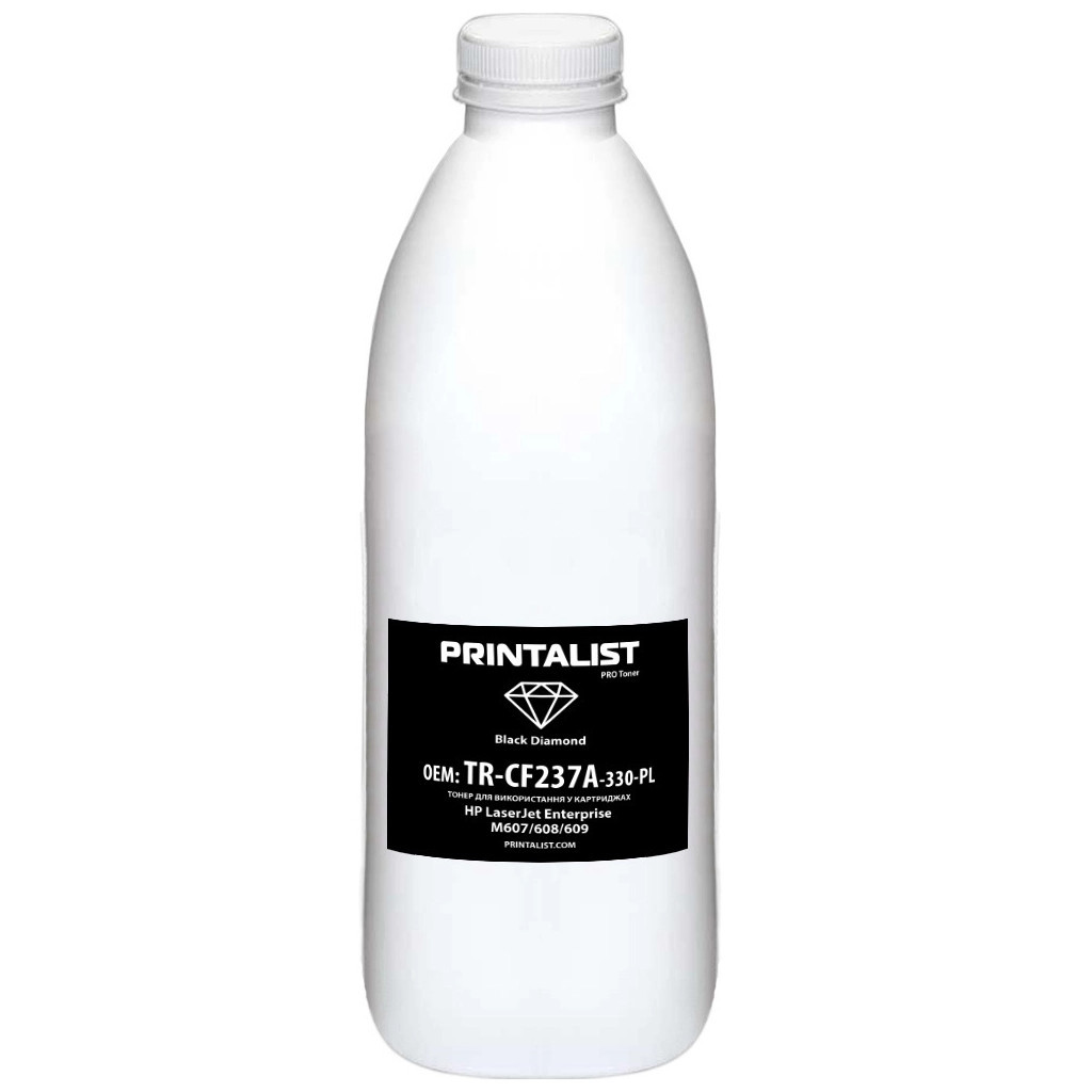 Тонер Printalist HP LJ Enterprise M607/608/609, 330г Black (TR-CF237A-330-PL) - зображення 1