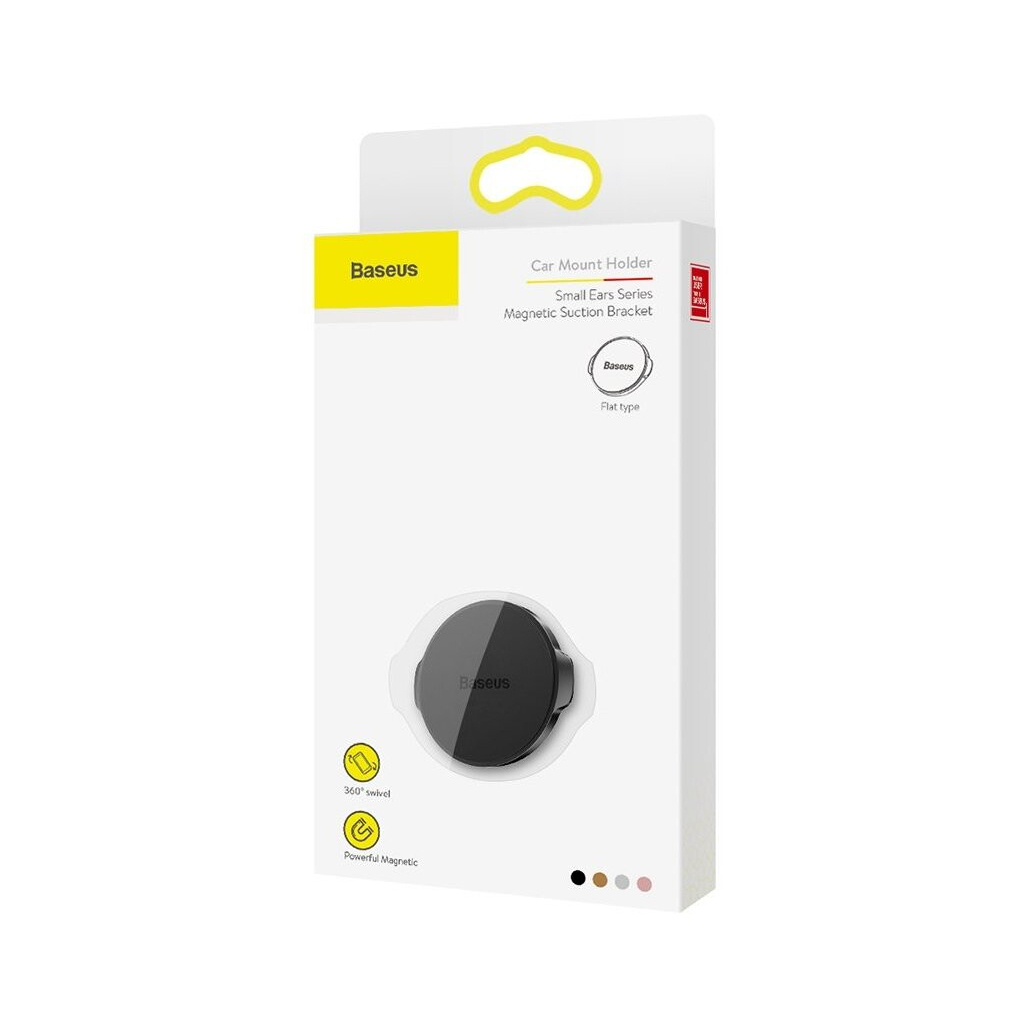 Універсальний автотримач Baseus Small ears series Magnetic suction bracket (Flat type) black (SUER-C01) - изображение 6
