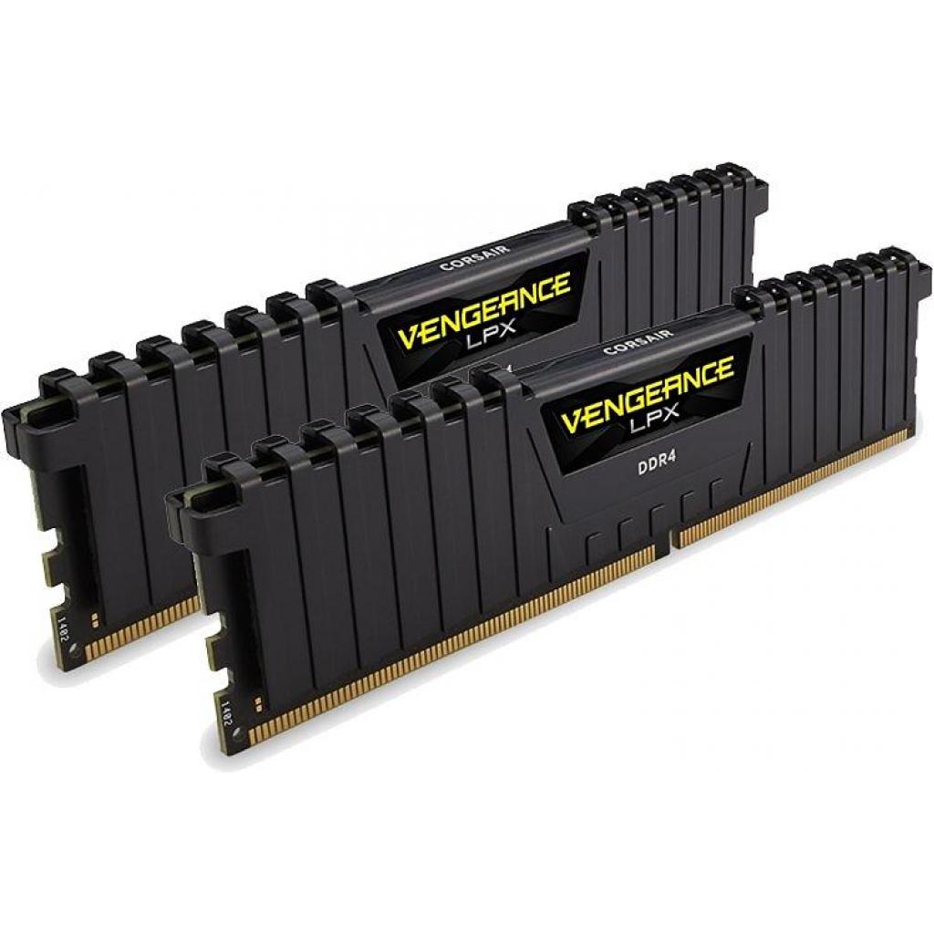 Модуль пам'яті для комп'ютера DDR4 16GB (2x8GB) 3600 MHz Vengeance LPX Black Corsair (CMK16GX4M2D3600C18) - зображення 3