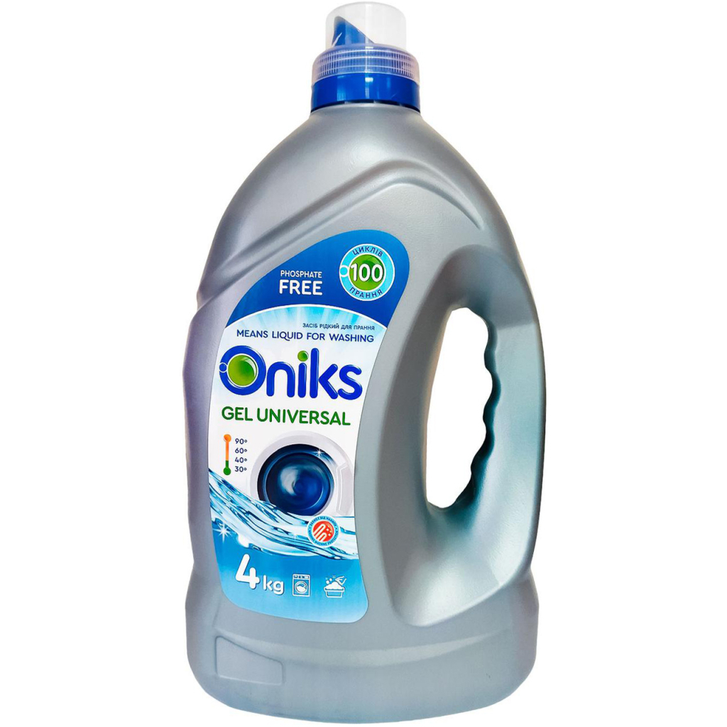 Гель для прання Oniks Universal 4 кг (4820191760493) - зображення 1