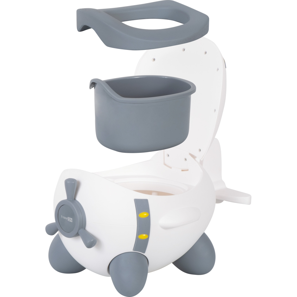 Горщик FreeON Plane White-Grey (42318) - зображення 3
