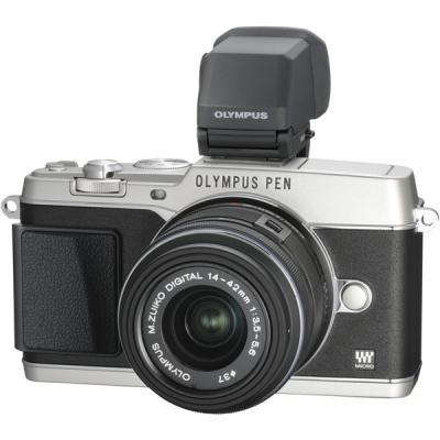 Цифровий фотоапарат Olympus E-P5 14-42 mm Kit + VF4 (V204051SE020) - зображення 1