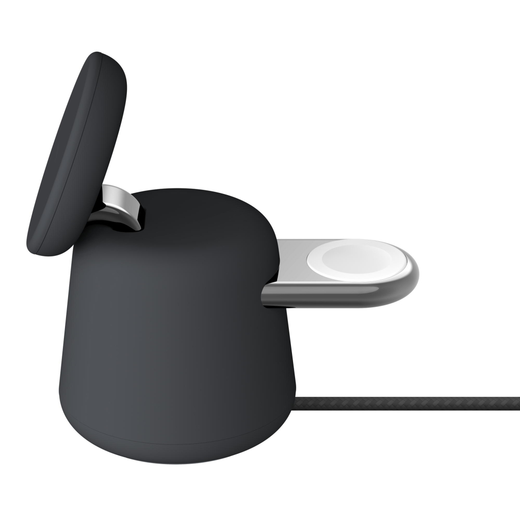 Зарядний пристрій Belkin 2in1 MagSafe iPhone/Watch/AirPods Charcoal Mass (WIZ020VFH36) - изображение 4
