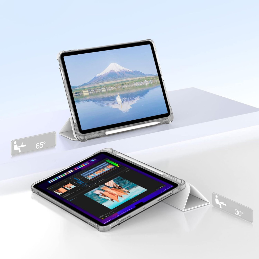 Чохол до планшета BeCover Soft Edge Apple iPad Air (4/5) 2020/2022 10.9" Gray (711122) - зображення 5