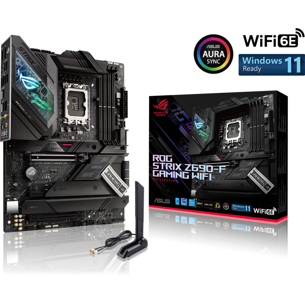 Материнська плата ASUS ROG STRIX Z690-F GAMING WIFI - зображення 1