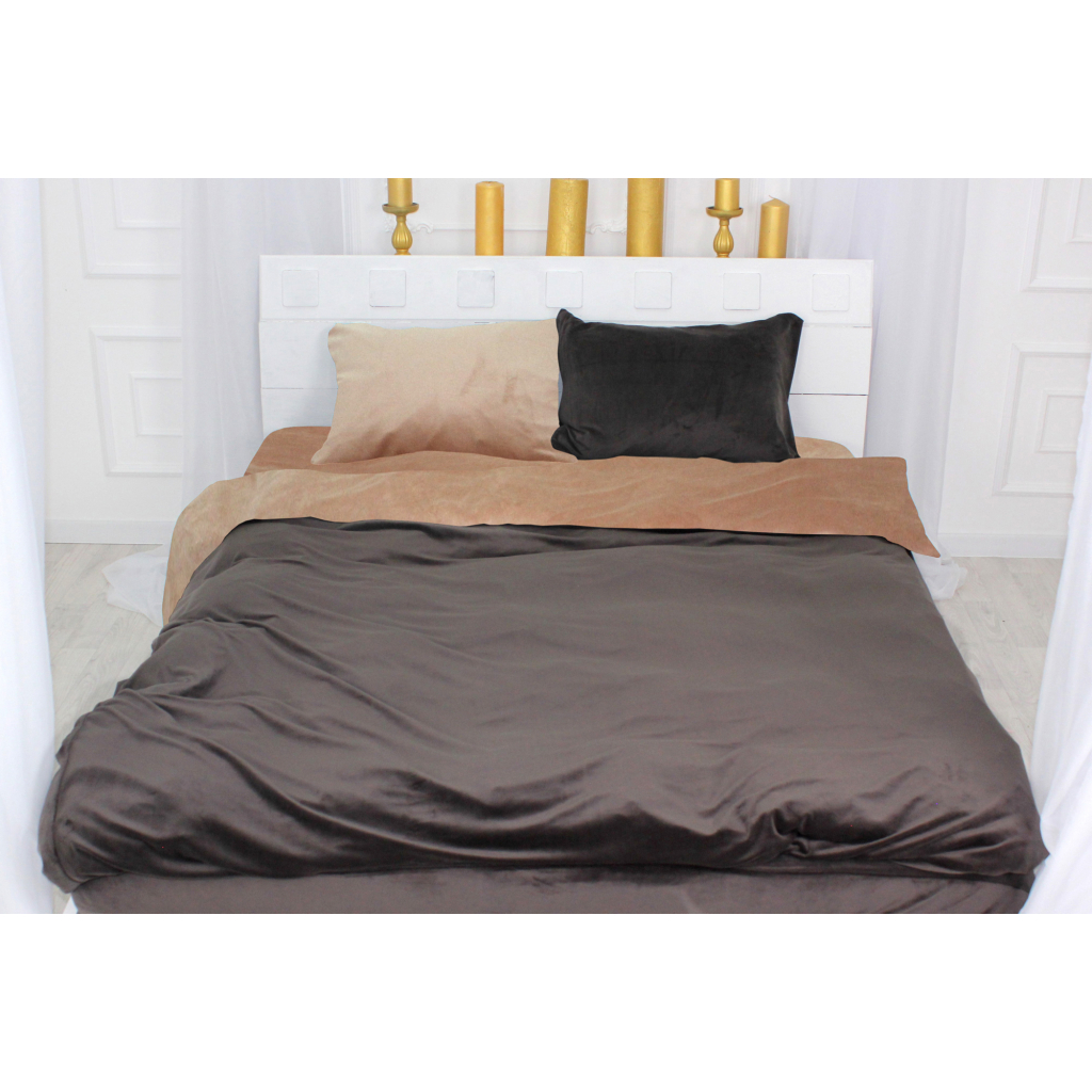 Постільна білизна MirSon Велюр Winter Frost 28-0004 + 28-0003 Kohleria Velvet 2х160х220 (2200004008660) - зображення 1