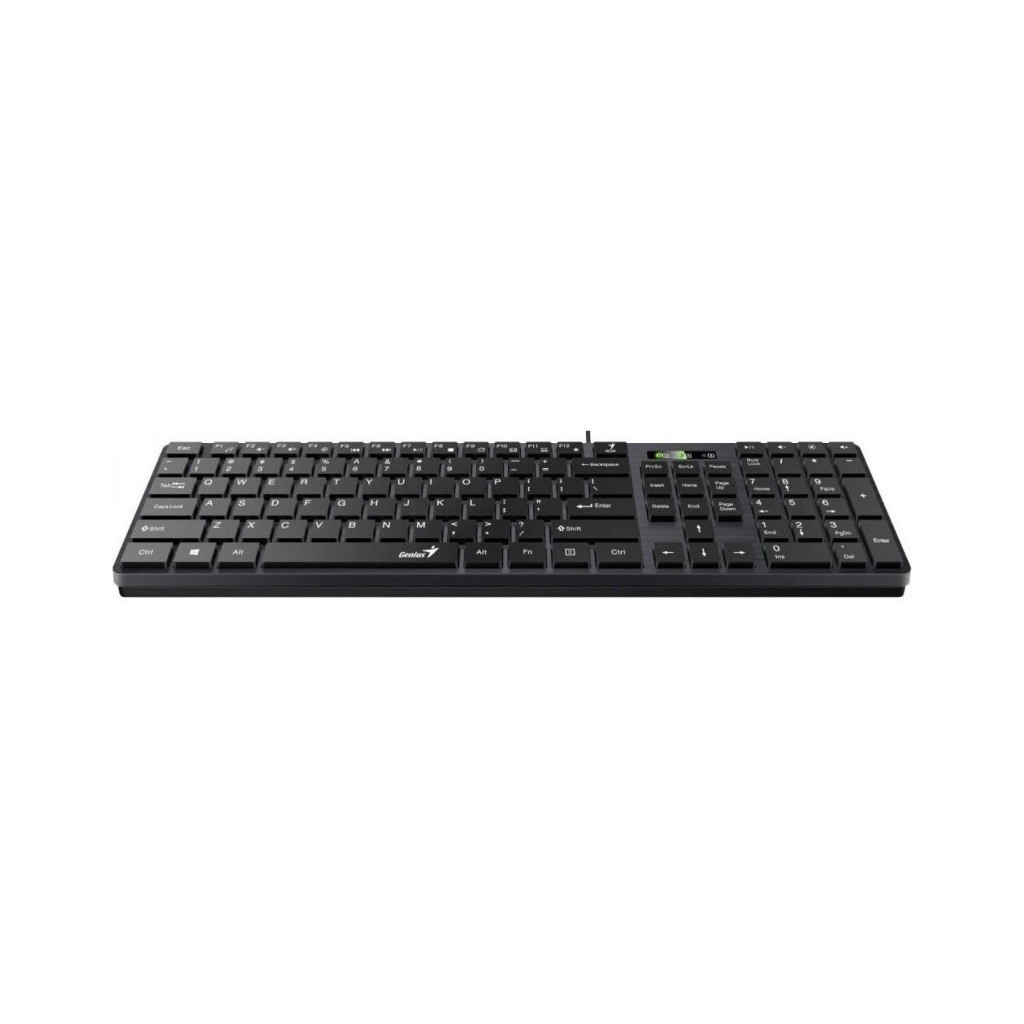 Клавіатура Genius SlimStar 126 USB Black Ukr (31310017407) - зображення 3