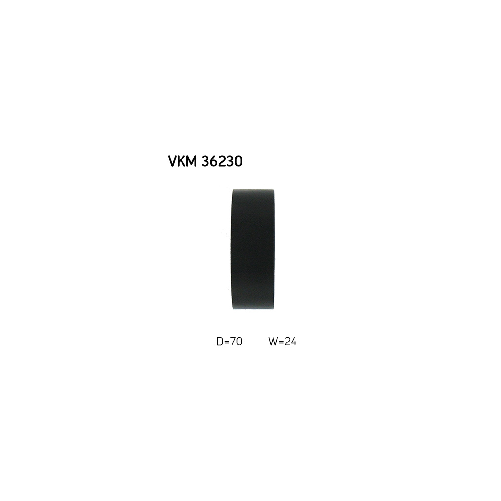 Ролик натягувача ременя SKF VKM 36230 - зображення 3