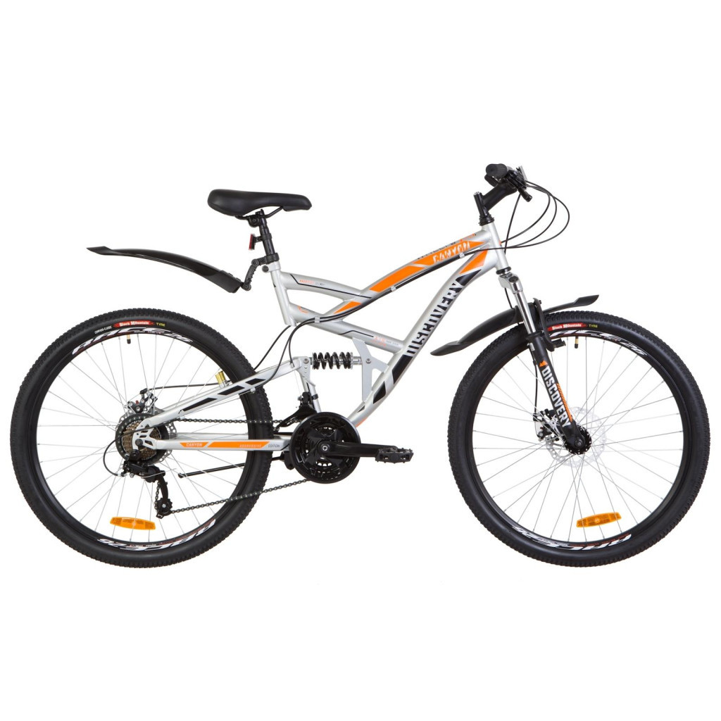 Велосипед Discovery 26" CANYON AM2 DD рама-19" 2019 сіро-помаранчевий (OPS-DIS-26-193) - зображення 1