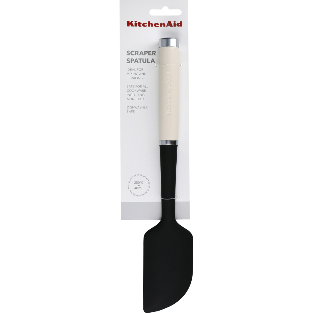 Лопатка кухонна KitchenAid Coreline для тіста, 30 см, кремовий (KAG031OHACE) - зображення 3