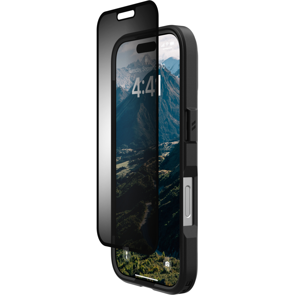 Плівка захисна UAG iPhone 16 Pro Removable Privacy Glass - Tint (14436811NA) - изображение 4