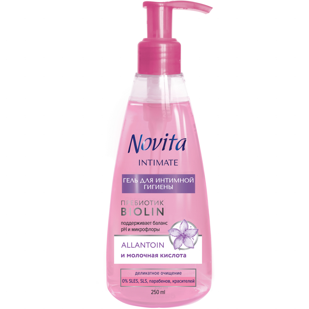 Гель для інтимної гігієни Novita Intimate 250 мл (4823071633269) - зображення 1