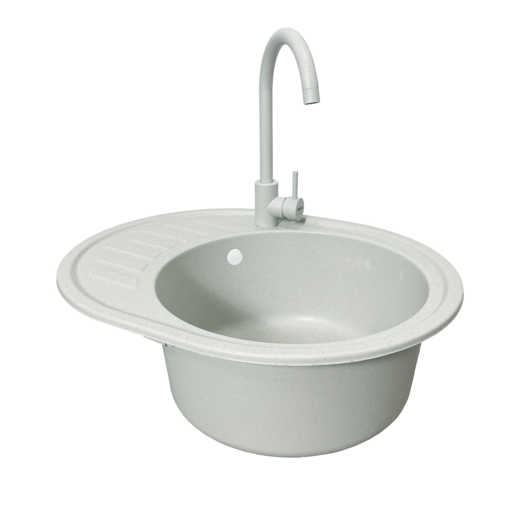 Мийка кухонна Adamant Ovum Old stone (1824296100410) - зображення 3