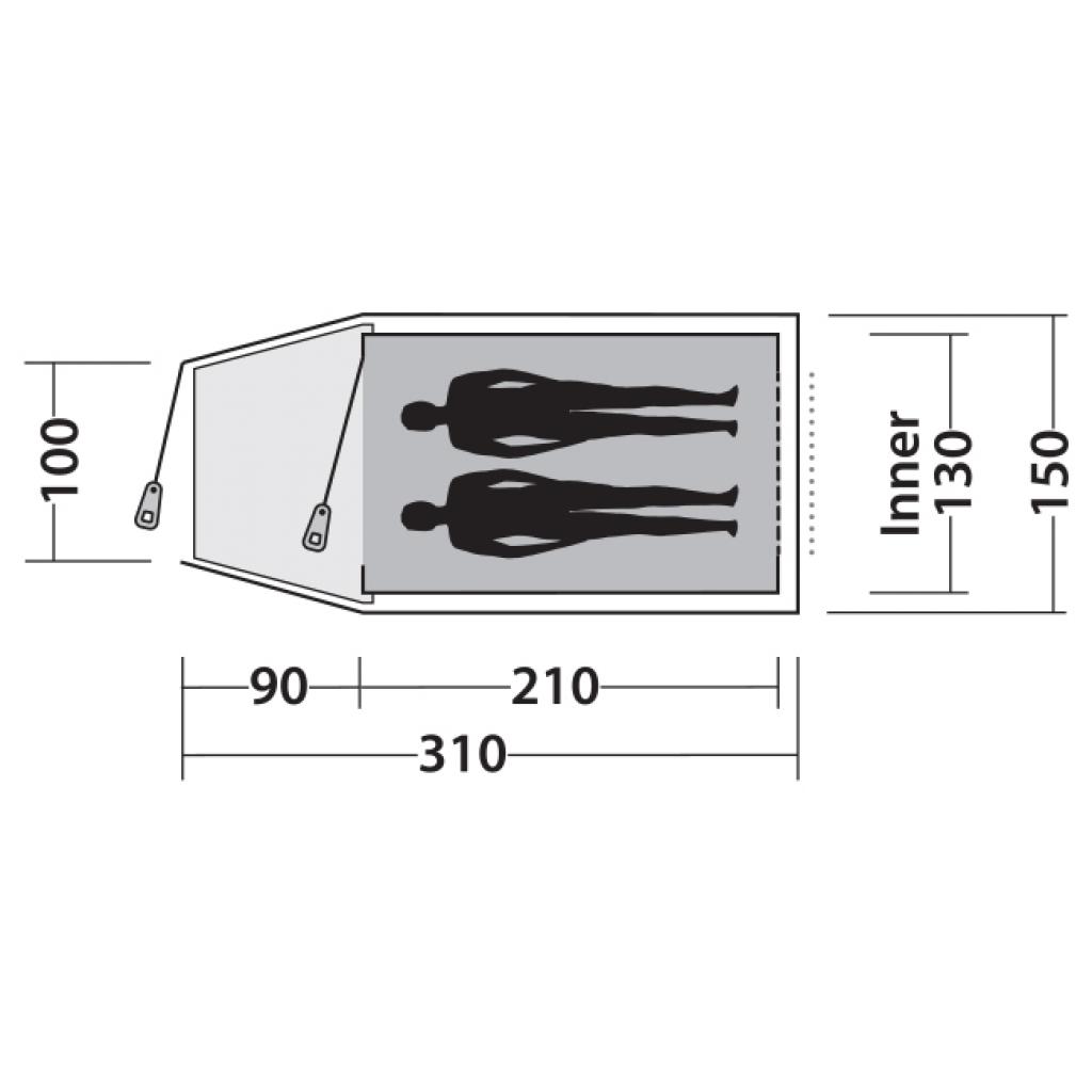 Намет Easy Camp Spirit 200 Teal Green (928306) - зображення 3