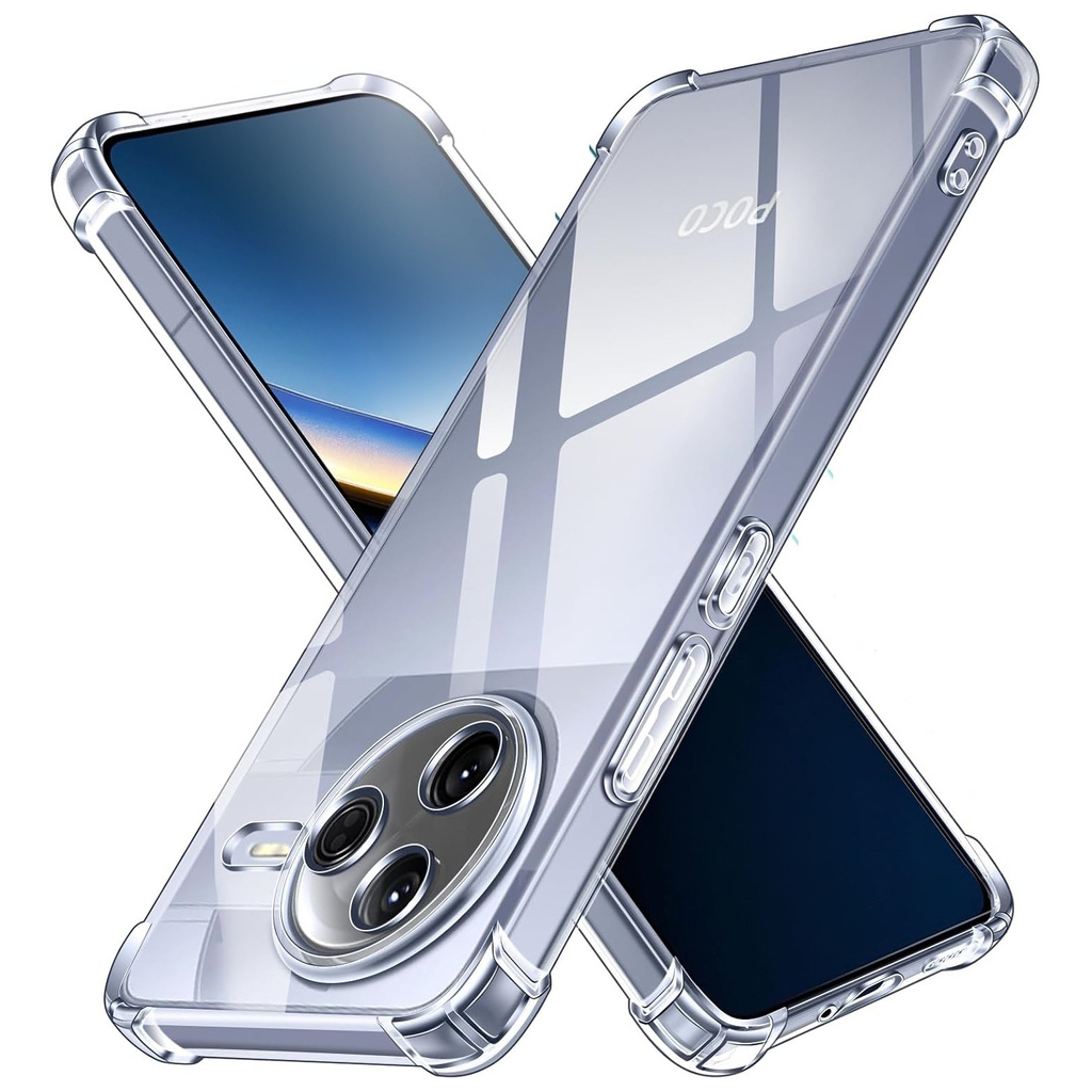 Чохол до мобільного телефона BeCover Anti-Shock Poco F7 Pro Clear (713499) - зображення 1