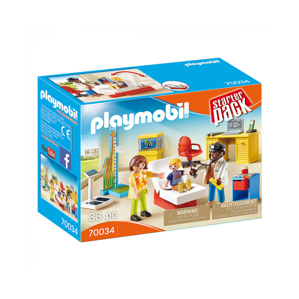 Конструктор Playmobil Starter Pack Педіатр (6336469) - зображення 1