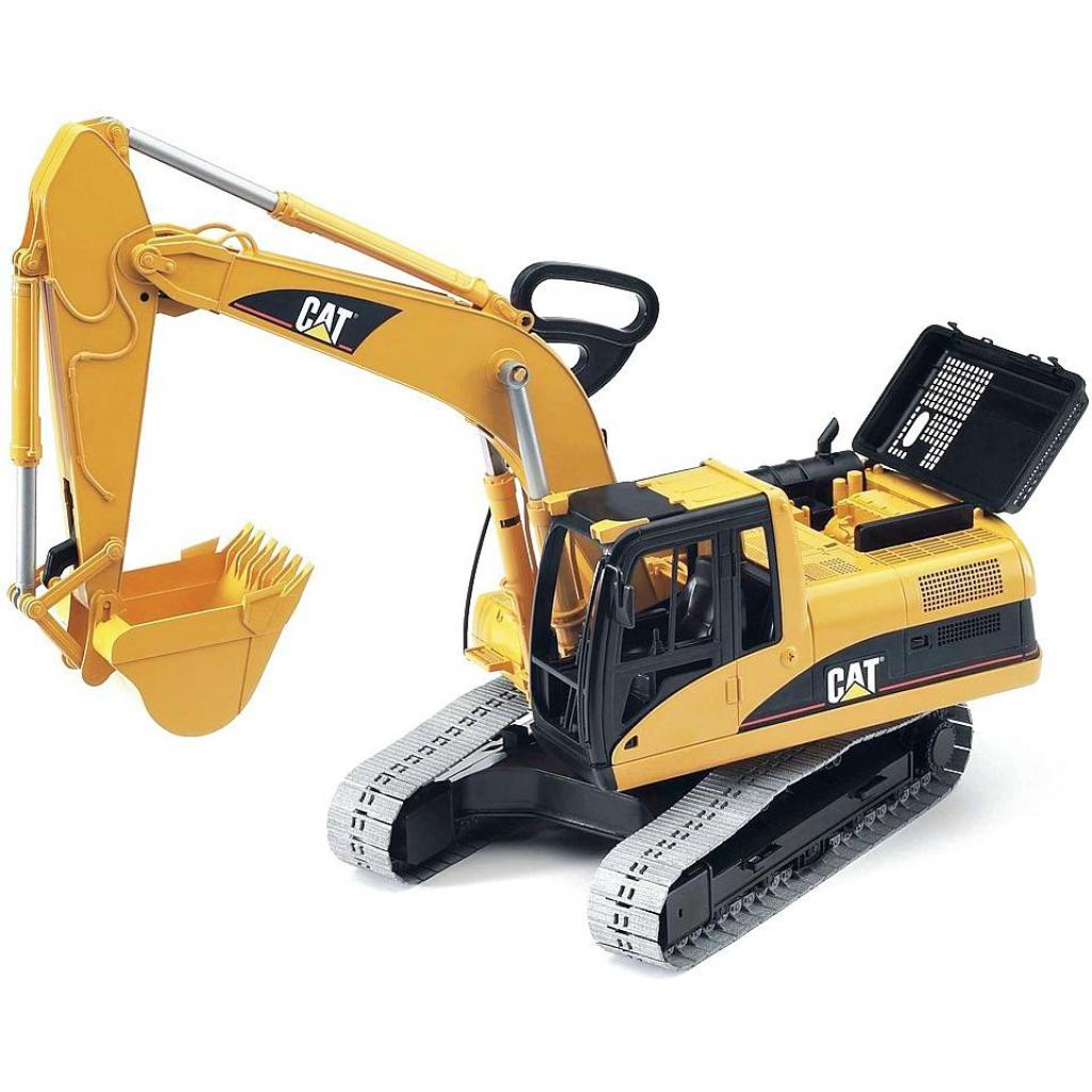 Спецтехніка Bruder Екскаватор на гусеницях Bruder CAT 1:16 (02438) - зображення 4