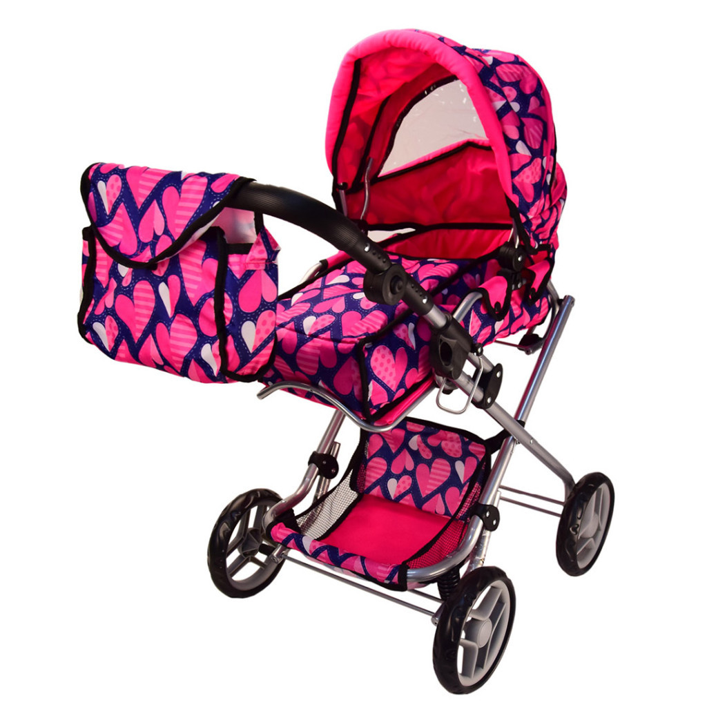 Коляска для ляльок A-Toys трансформер, сумка-переноска (9333) - зображення 1