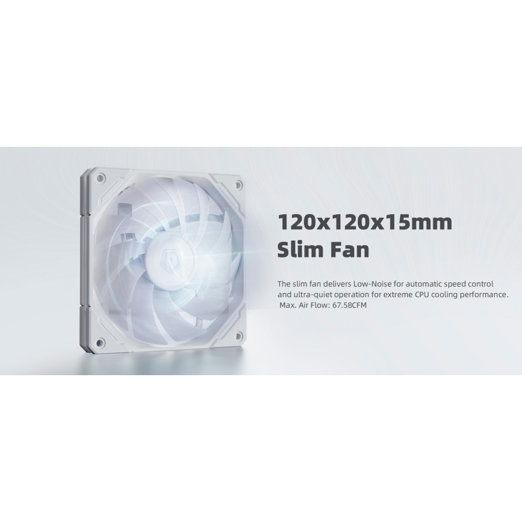 Кулер до процесора ID-Cooling IS-67-XT White - зображення 11