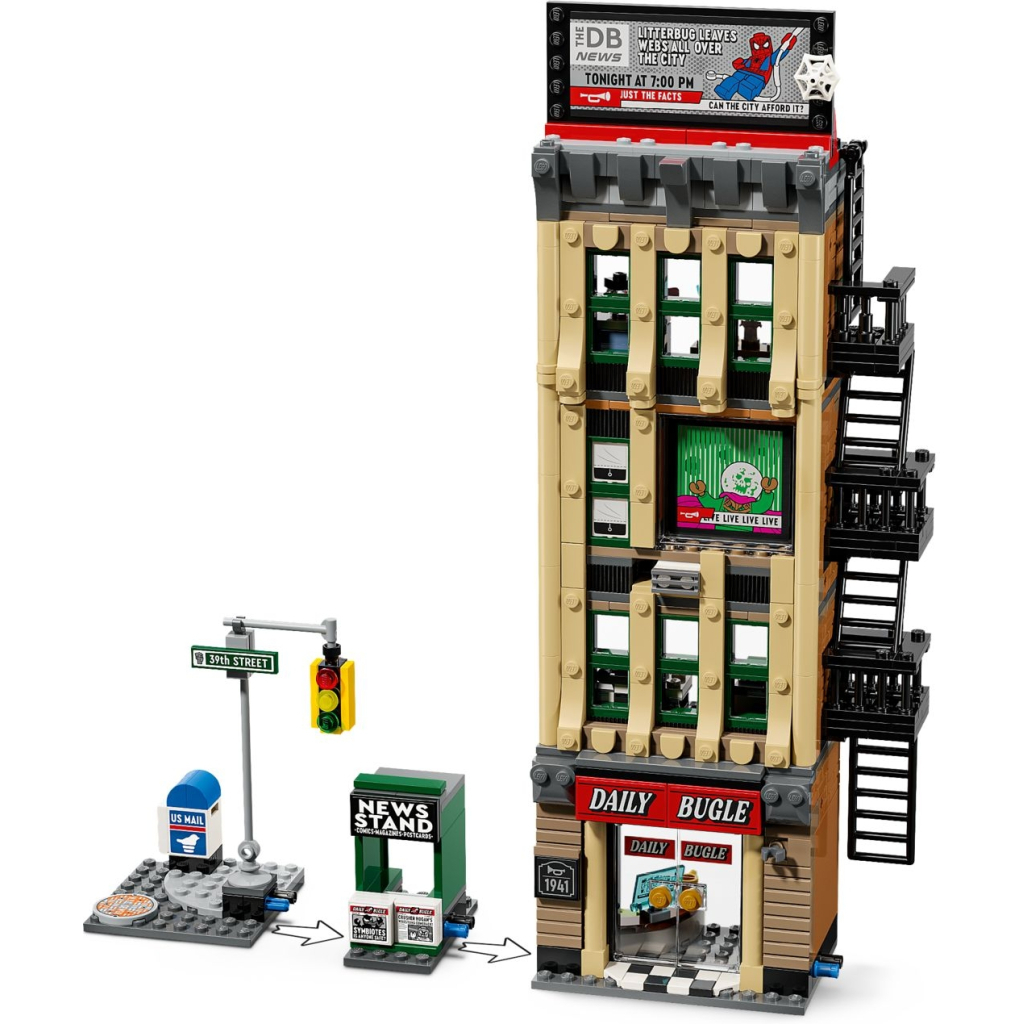 Конструктор LEGO Super Heroes Людина-павук проти Містеріо: Дейлі Б'юґл (76342) - зображення 3
