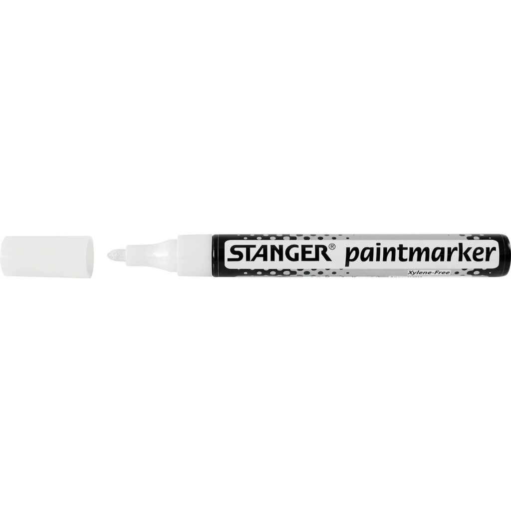 Маркер Stanger 2-4 мм білий Paint (M400-219017) - зображення 1