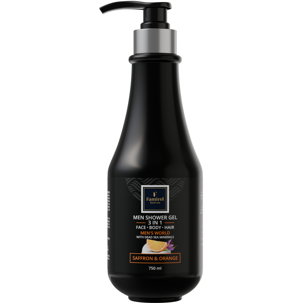 Гель для душу Famirel Для чоловіків 3 в 1 Men's World Шафран та апельсин 750 мл (7290114085151) - зображення 1