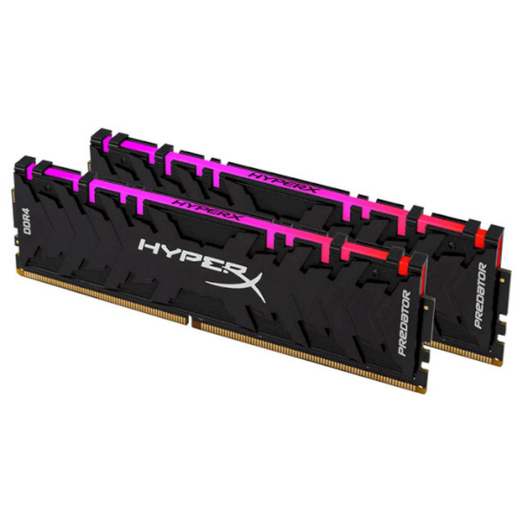 Модуль пам'яті для комп'ютера DDR4 16GB (2x8GB) 3600 MHz HyperX Predator RGB Kingston Fury (ex.HyperX) (HX436C17PB3AK2/16) - изображение 2