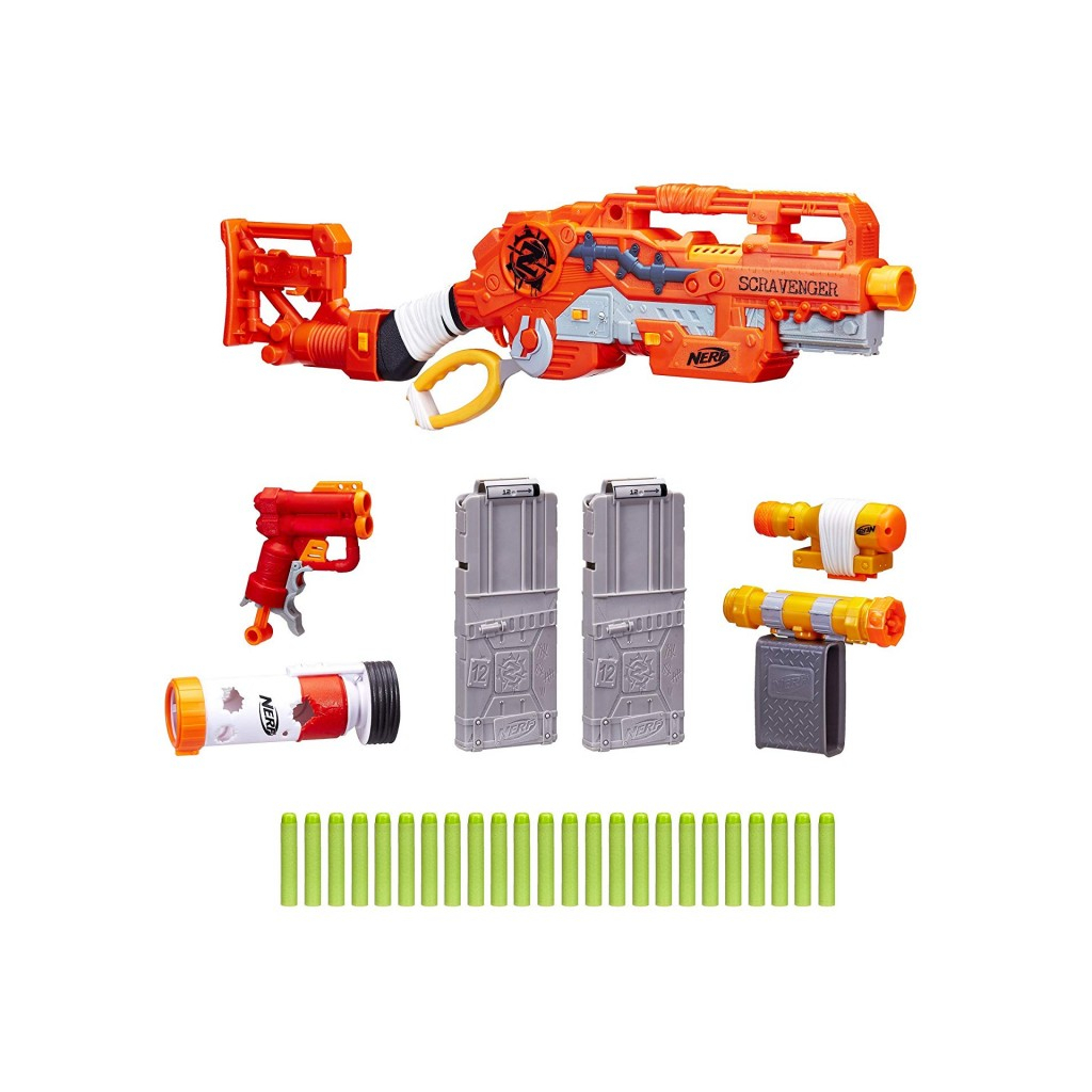 Іграшкова зброя Hasbro Nerf Zombie Strike Scravenger (E1754) - изображение 1
