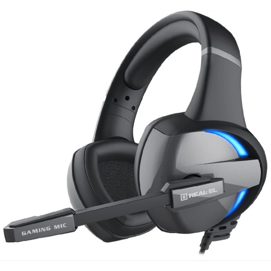 Навушники REAL-EL GDX-7620 Black - зображення 1