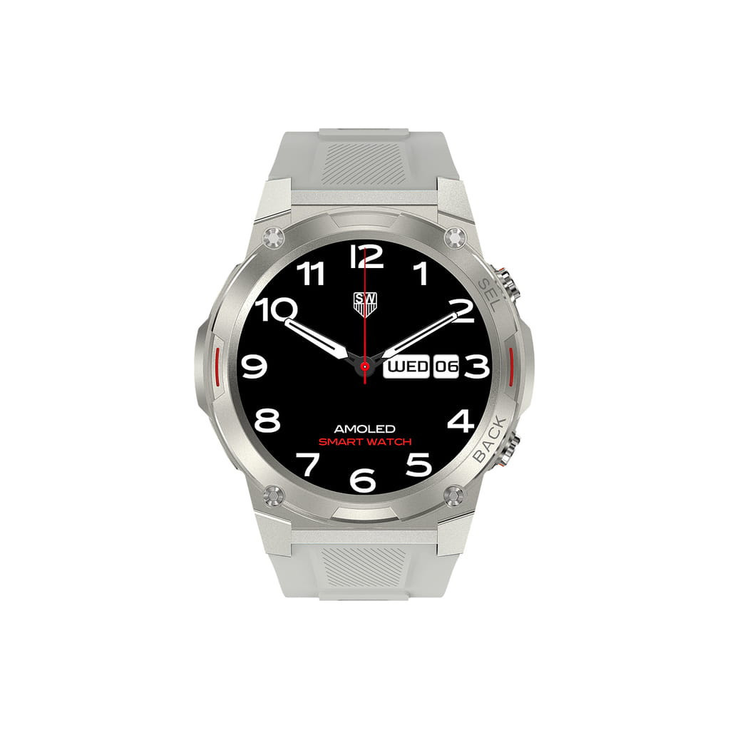 Смарт-годинник OUKITEL BT50 Silver (6931940742283) - зображення 4