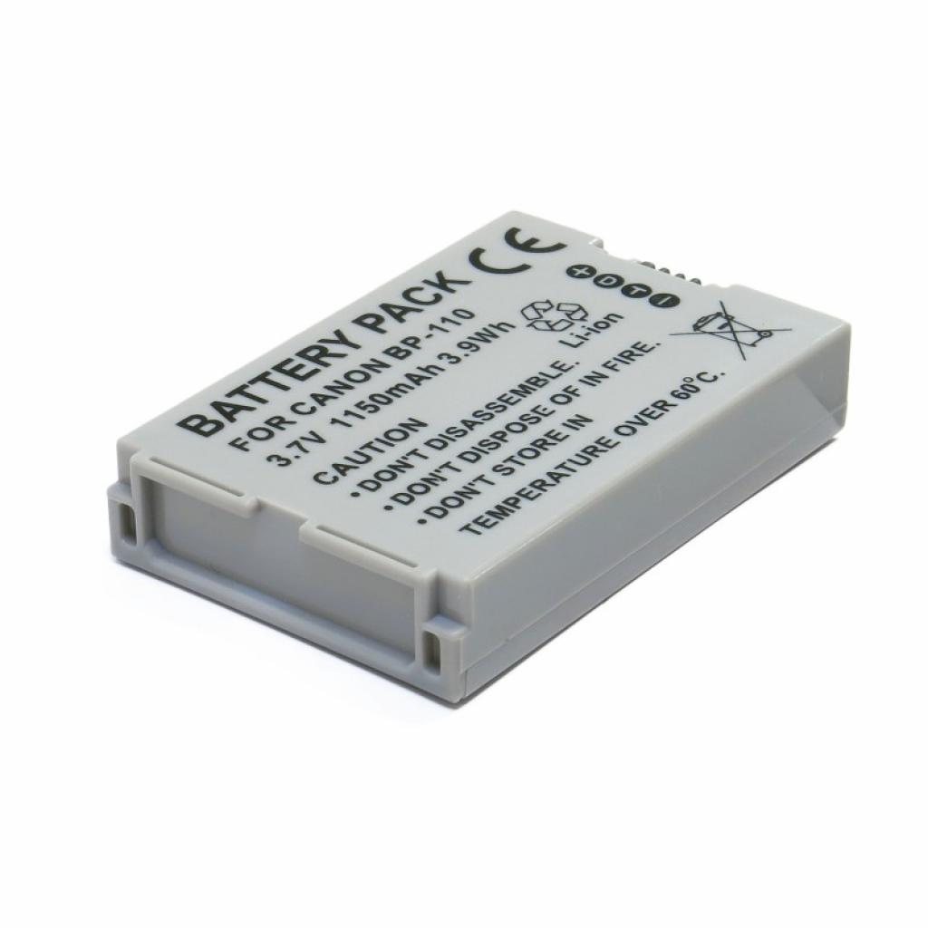Акумулятор до фото/відео Extradigital Canon BP-110 Chip (BDC1317) - зображення 4