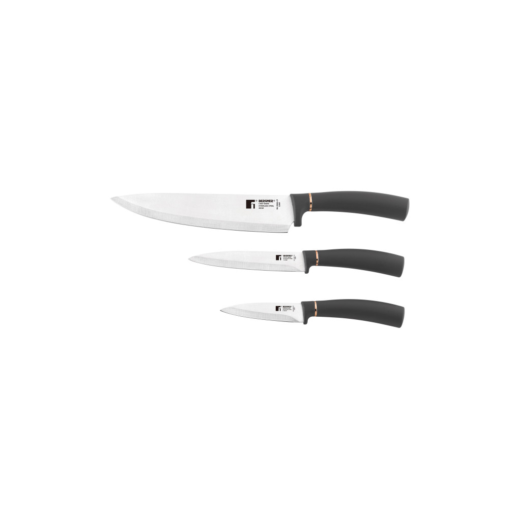 Набір ножів Bergner Copper, 3 шт (BG-39862-CP) - зображення 1