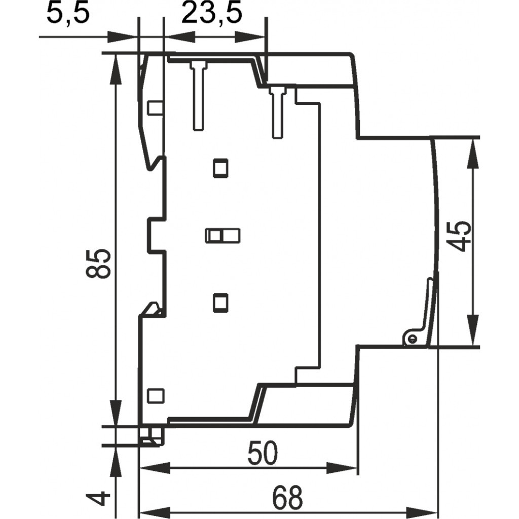 Контактор Videx 4п 25А 2НВ 2НЗ VF-RS-MC2O2C-25 RESIST - зображення 4