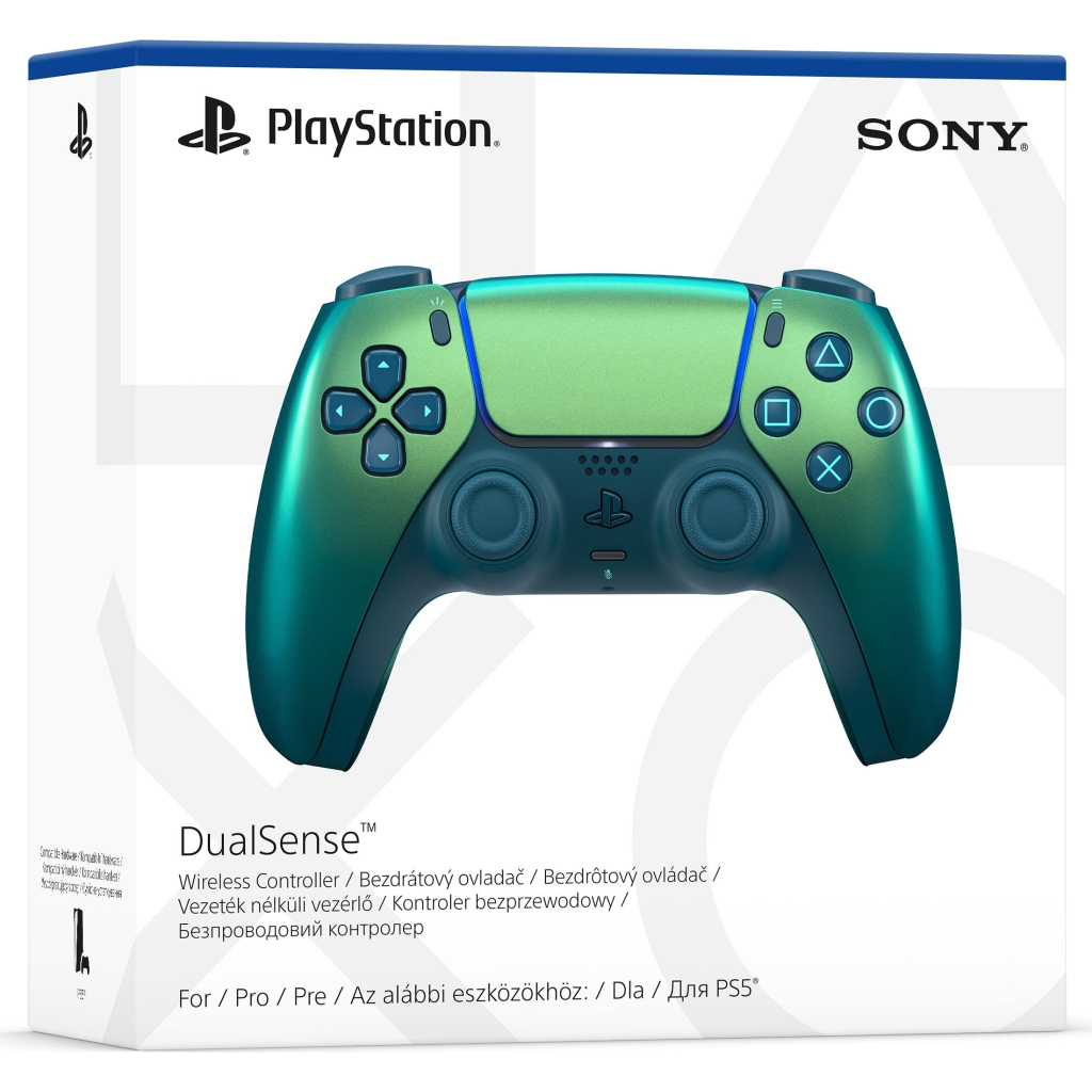 Геймпад Sony Playstation DualSense Bluetooth PS5 Chrome Teal (1000044474) - зображення 3