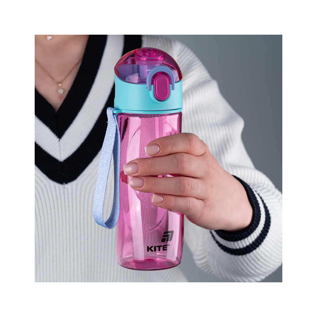 Поїльник-непроливайка Kite 530 мл, рожева (K25-400-1) - зображення 5