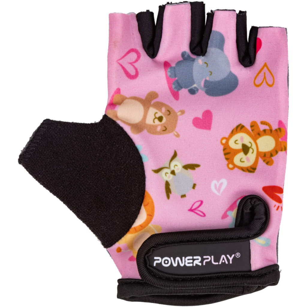 Велорукавиці PowerPlay 003 Милі Звірята S (PP_003_S_Animals) - зображення 2