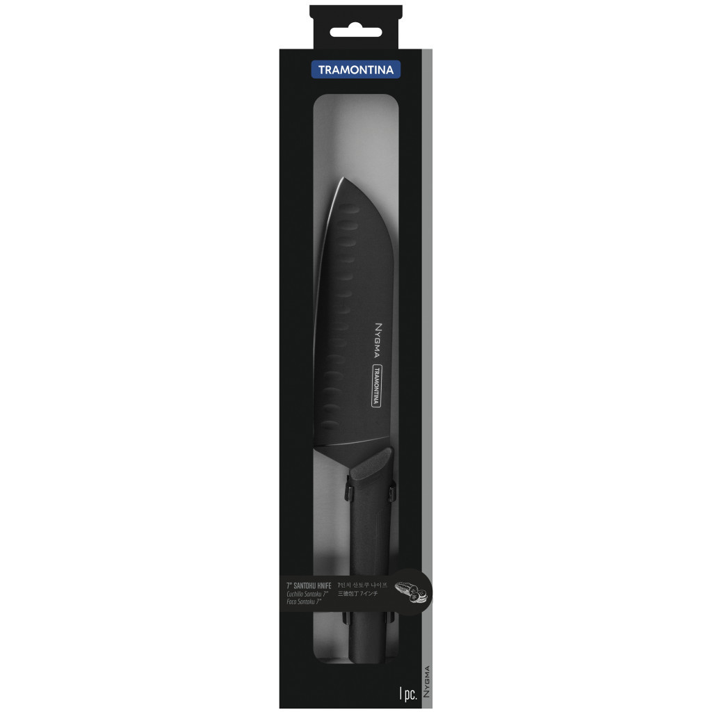Кухонний ніж Tramontina Nygma Сантоку 178 мм (23685/107) - зображення 4