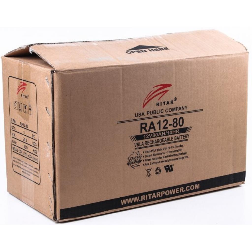 Батарея до ДБЖ Ritar AGM 12V-80Ah (RA12-80) - зображення 3