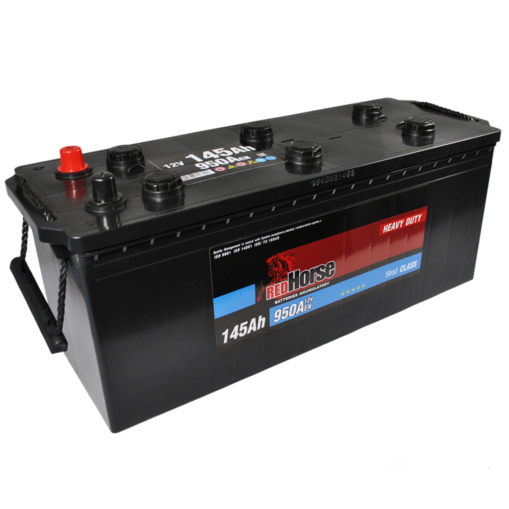 Акумулятор автомобільний Red horse 145 Ah (950EN) - зображення 2