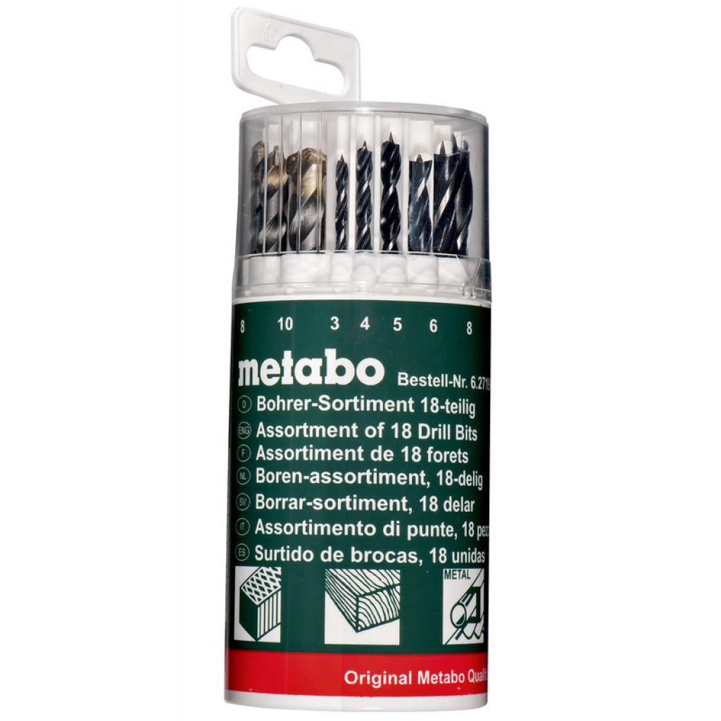 Набір свердл Metabo Набiр 18 шт. (627190000) - зображення 1