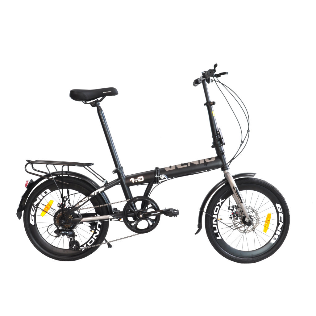 Велосипед Genio Lunox 20" рама-19" St Black/Grey (0432-Ч) - зображення 1