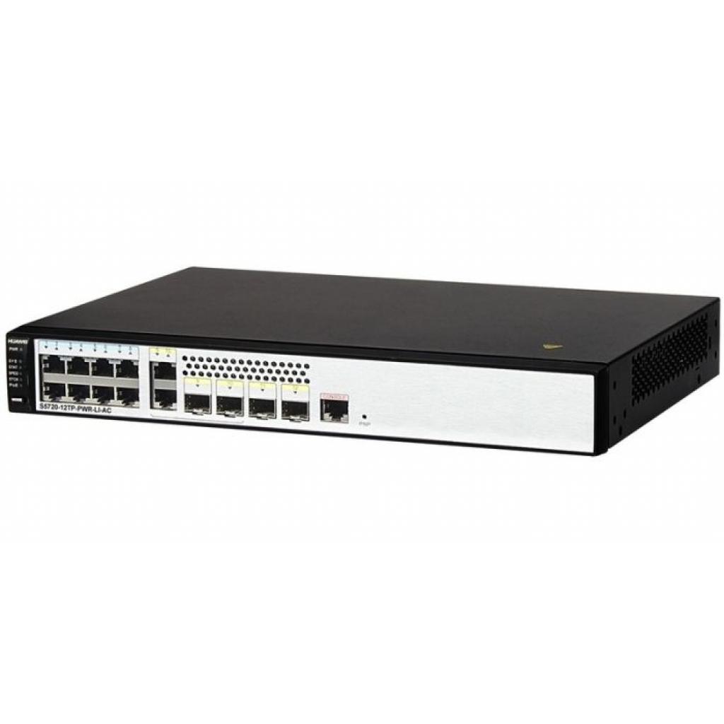 Комутатор мережевий Huawei S5720-12TP-PWR-LI-AC - зображення 1