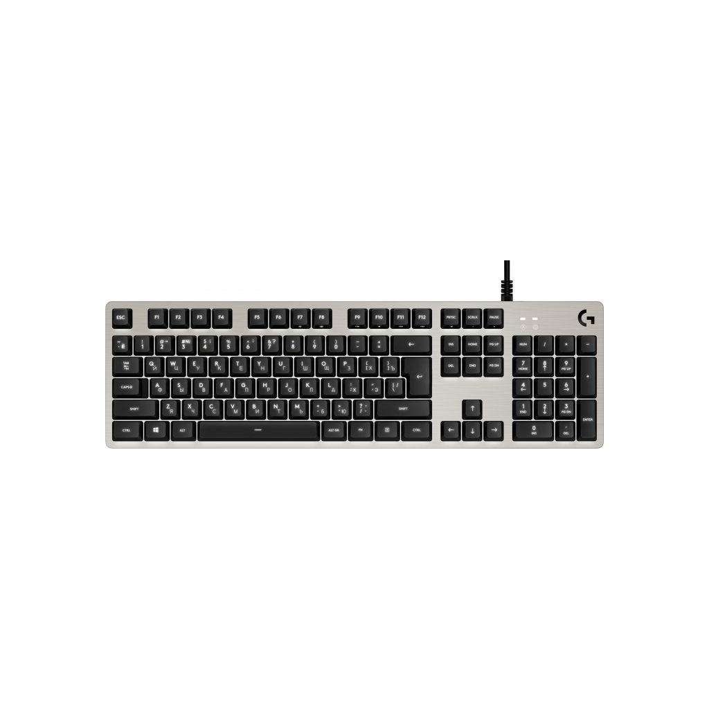 Клавіатура Logitech G413 Mechanical Gaming Romer-G tactile USB UA Silver (920-008476) - зображення 1