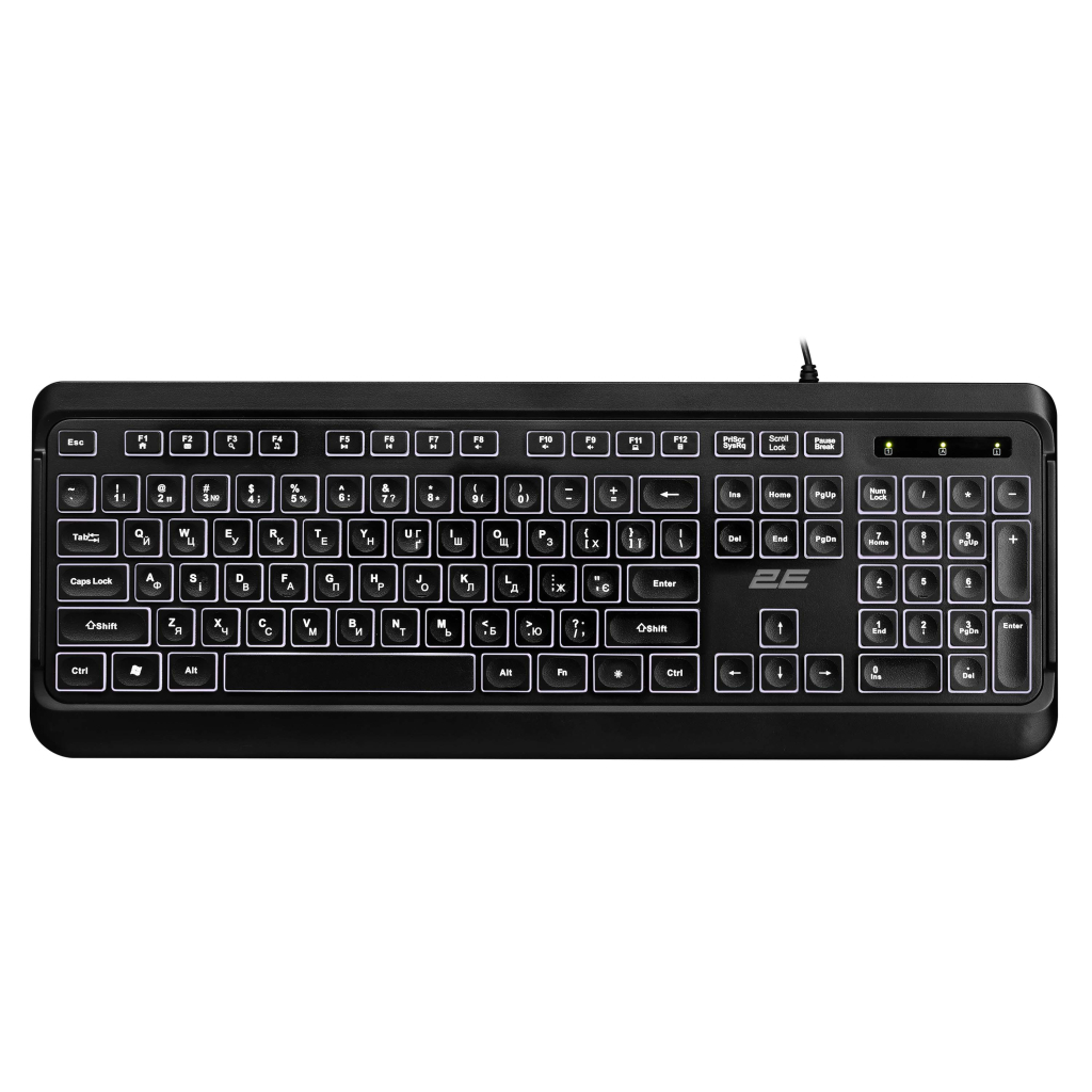 Клавіатура 2E 2E KS120 USB-A Black (2E-KS120UB_UA) - зображення 9