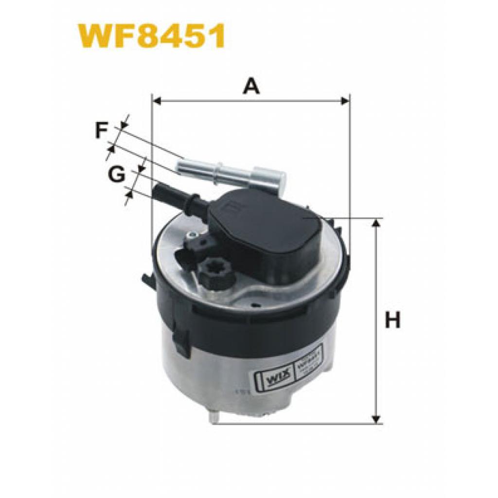 Фільтр паливний Wixfiltron WF8451 - зображення 1