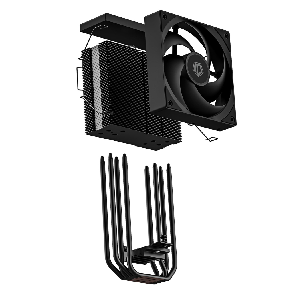 Кулер до процесора ID-Cooling SE-214-XT V2 Black (SE-214-XT V2 BLACK) - зображення 8