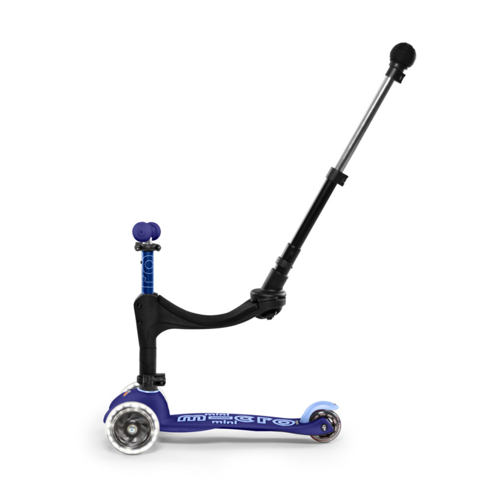 Самокат Micro Mini 3in1 Deluxe Plus LED Blue (MMD145) - зображення 4
