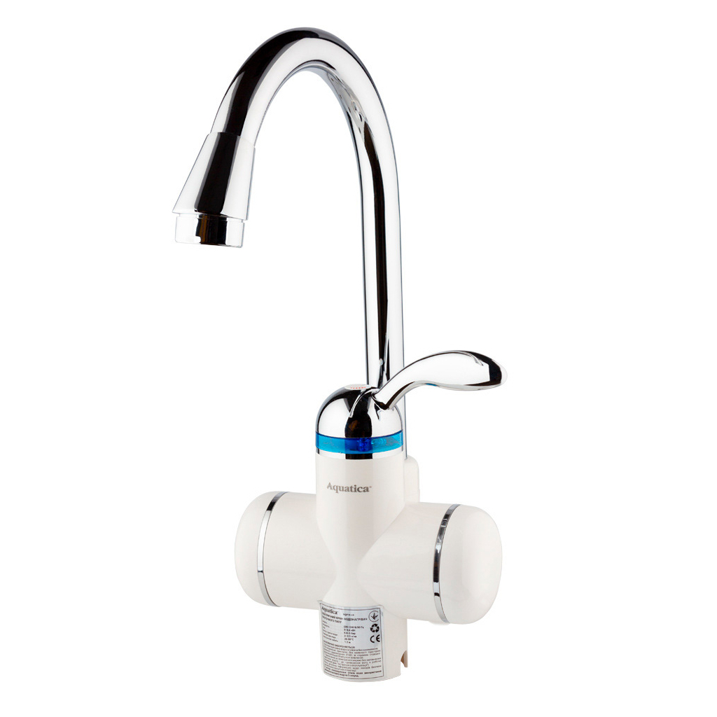 Проточний водонагрівач AQUATICA LZ 3.0кВт 0.4-5бар для кухн (9795103) - зображення 1