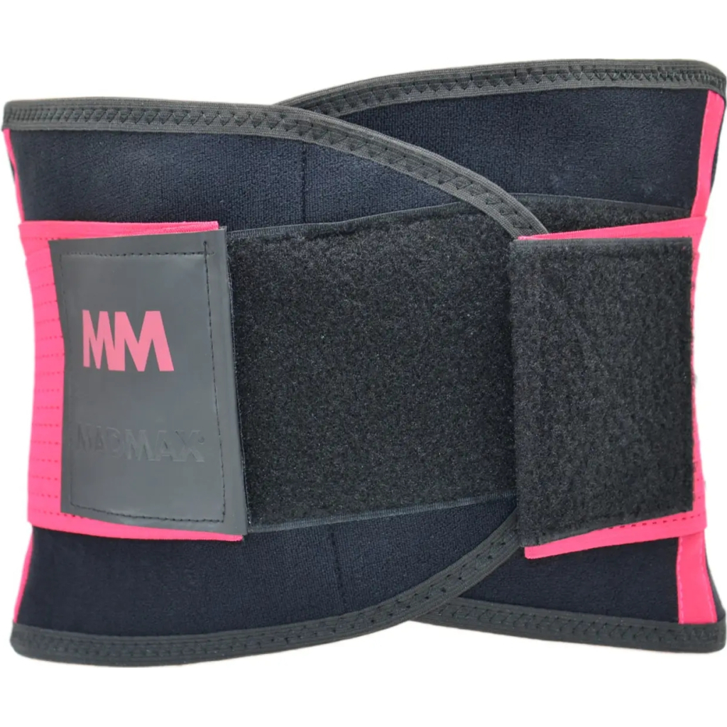 Пояс компресійний MadMax MFA-277 Slimming and Support Belt black/rubine red M (MFA-277-RED_M) - зображення 9