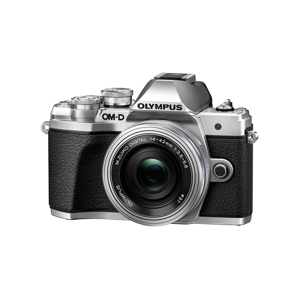 Цифровий фотоапарат Olympus E-M10 mark III Pancake Zoom 14-42 mm Kit silver (V207072SE000) - зображення 1